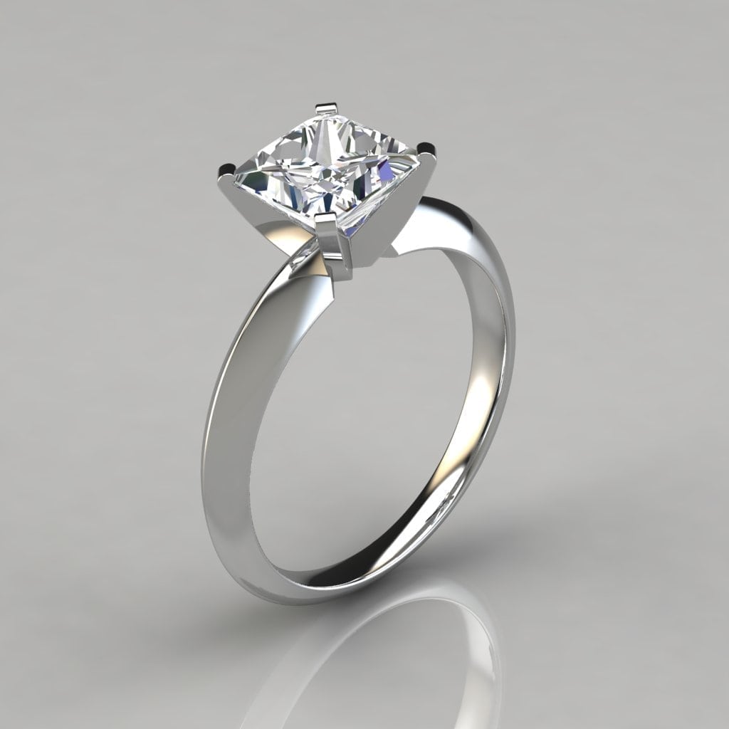 princess cut tiffany diamond ring